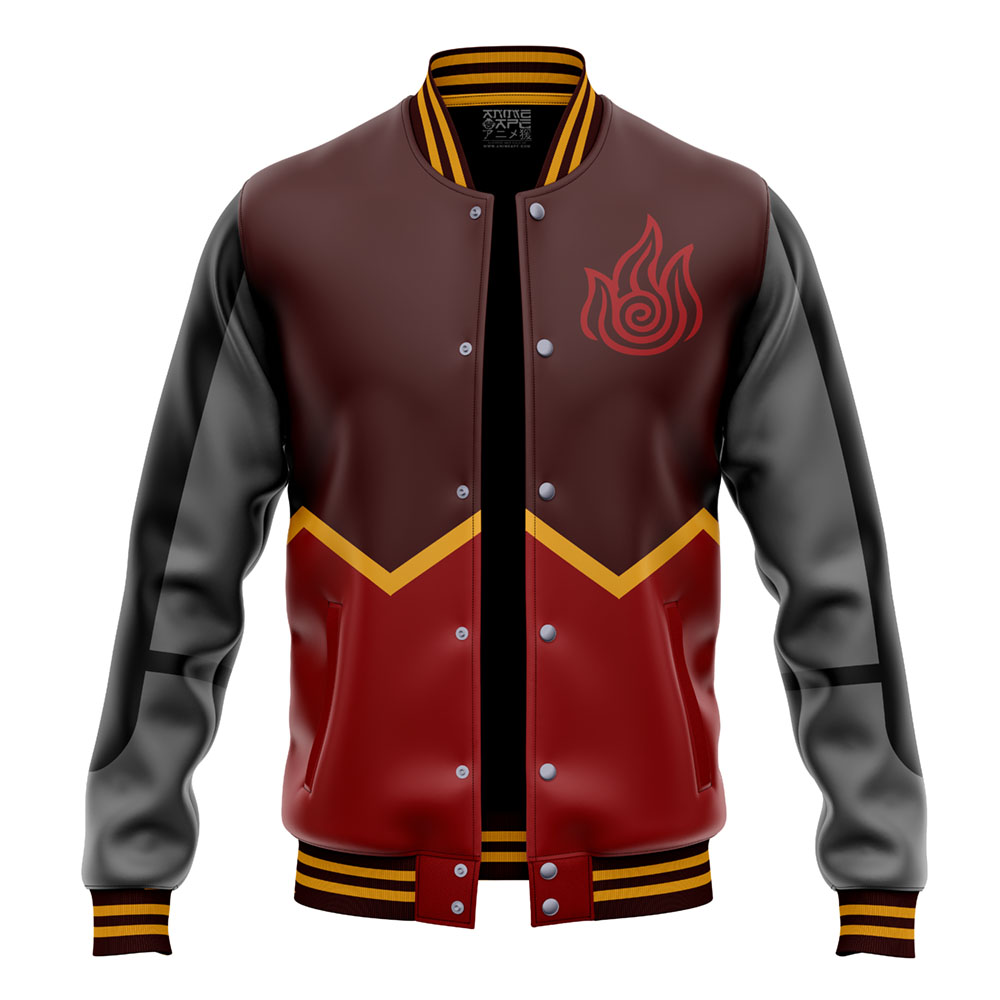 Buildercar - Firebenders V2 Avatar The Last Airbender Varsity Jacket