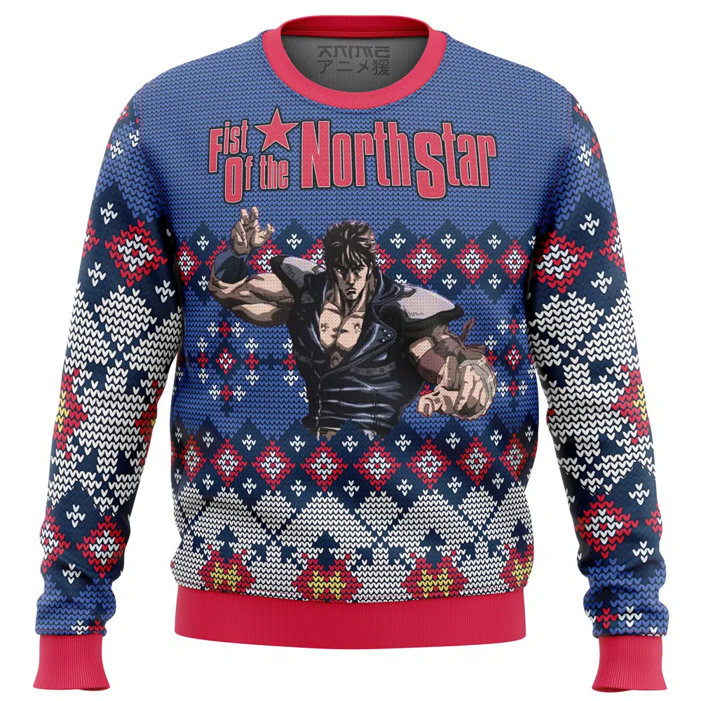 Buildercar - Fist of the North Star Alt Ugly Christmas Sweater