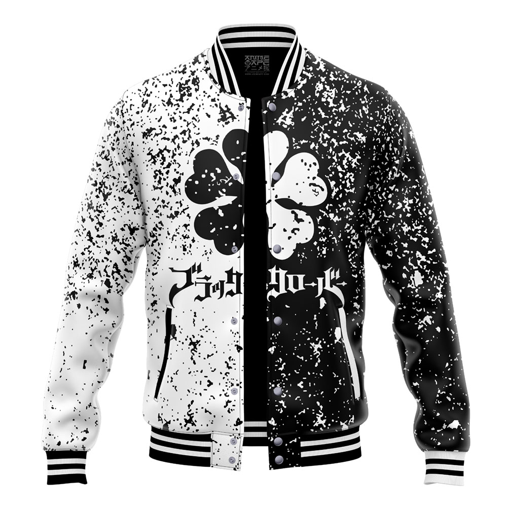 Buildercar - Five Leaf Black Clover Varsity Jacket