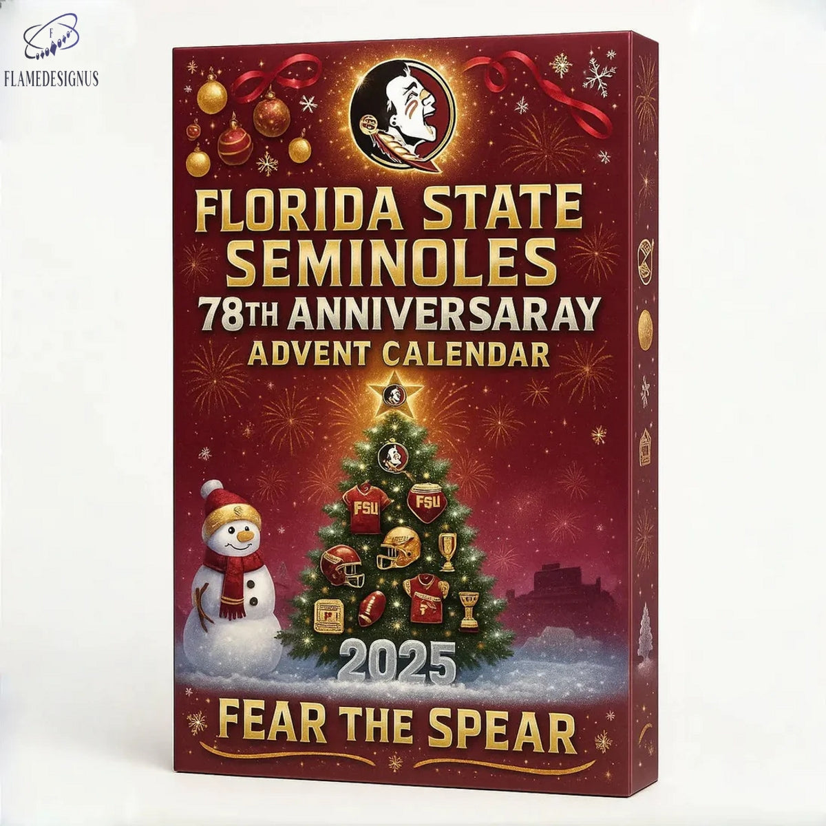 Buildercar - Florida State Seminoles 78th Anniversary 2025 Advent Calendar -2D Acrylic