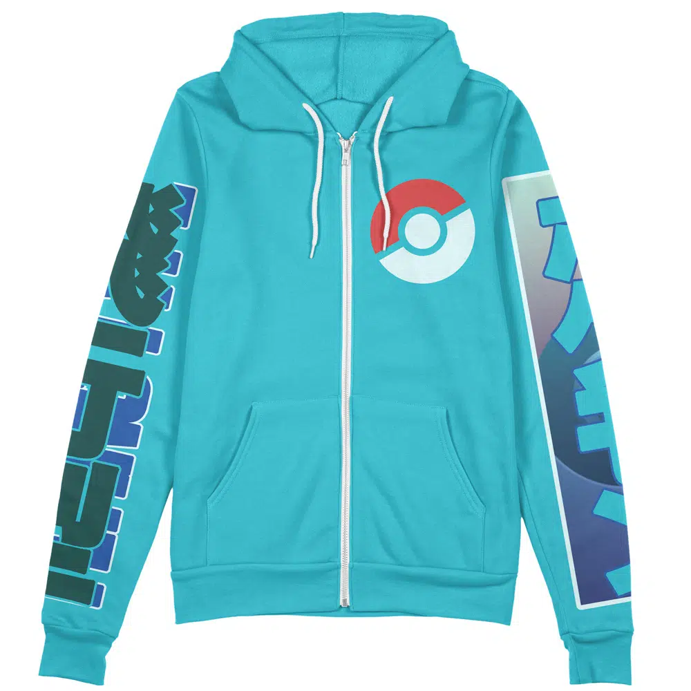 Buildercar - Flying Type Pokemon Streetwear Zip Hoodie Jacket - Image 2