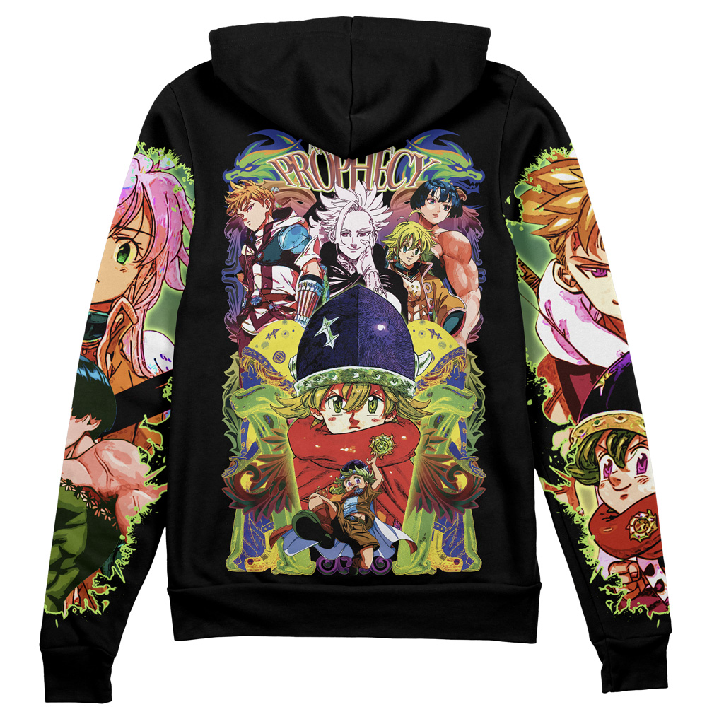 Buildercar - Four Knights of the Apocalypse Streetwear Zip Hoodie Jacket