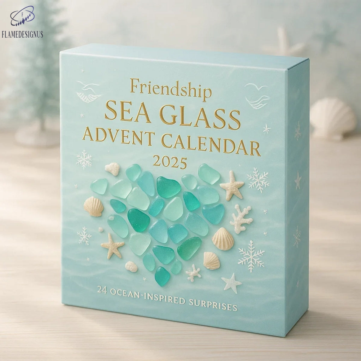 Buildercar - Friendship Sea Glass Advent Calendar 2025 -2D Acrylic