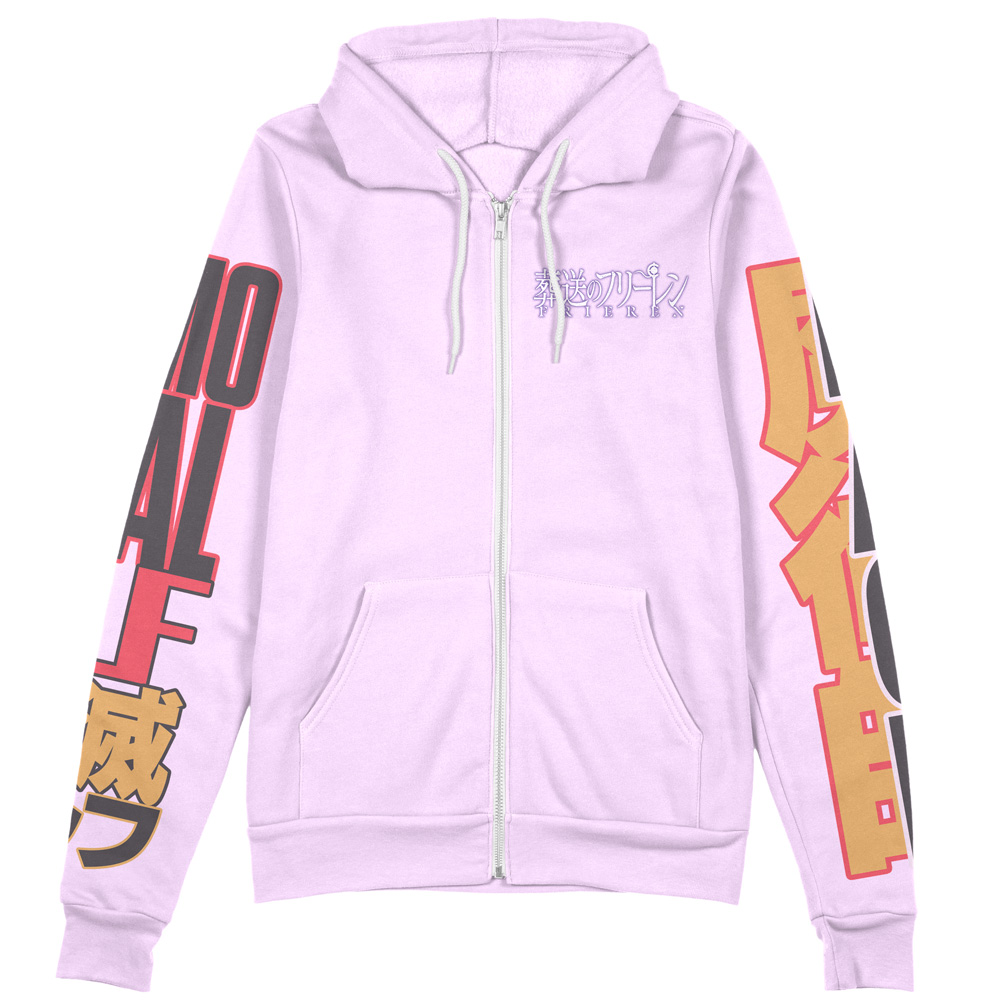 Buildercar - Frieren V2 Frieren Beyond Journey’s End Streetwear Zip Hoodie Jacket - Image 2