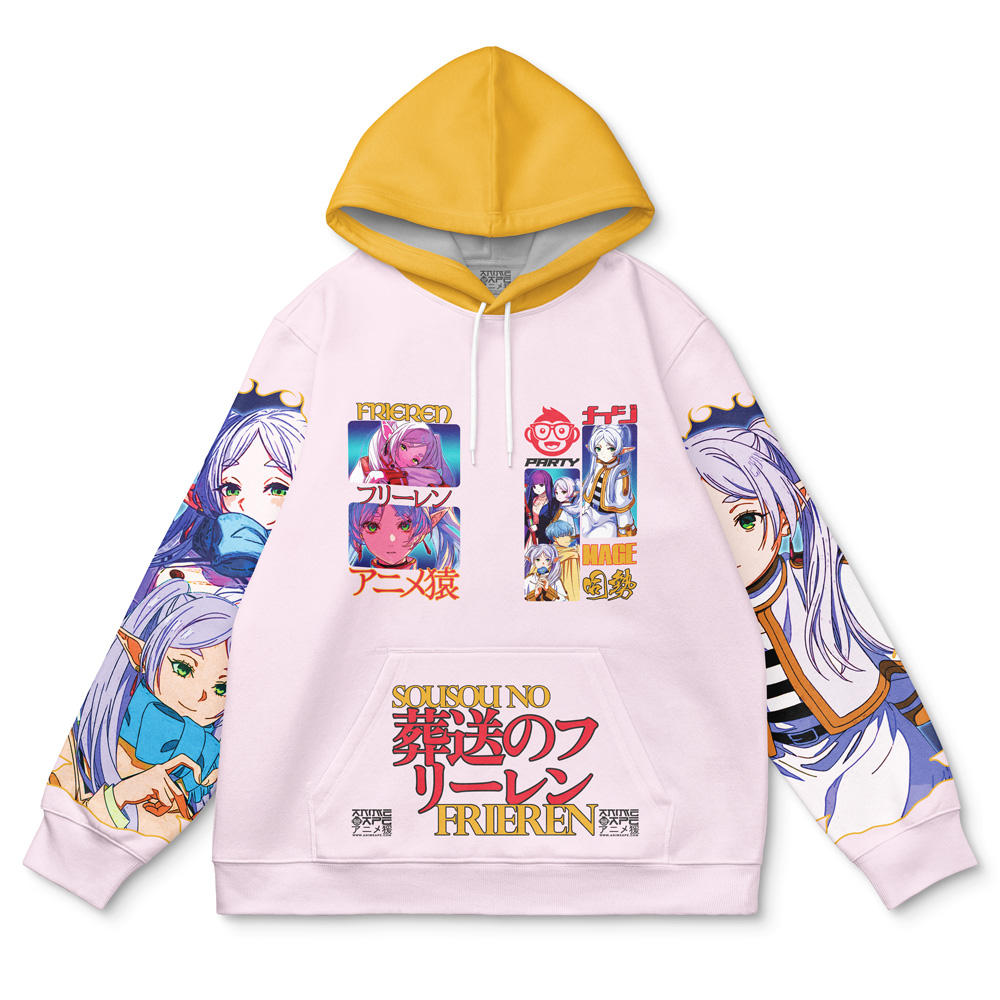 Buildercar - Frieren V3 Frieren Beyond Journey’s End Streetwear Hoodie - Image 2