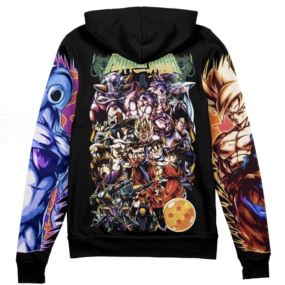 Buildercar - Frieza Saga Dragon Ball Z Streetwear Zip Hoodie Jacket