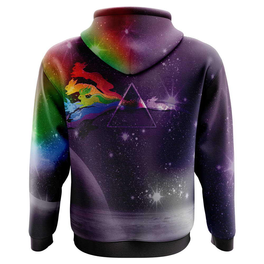 Buildercar - Galaxy Eveeelutions Pokemon Hoodie - Image 2