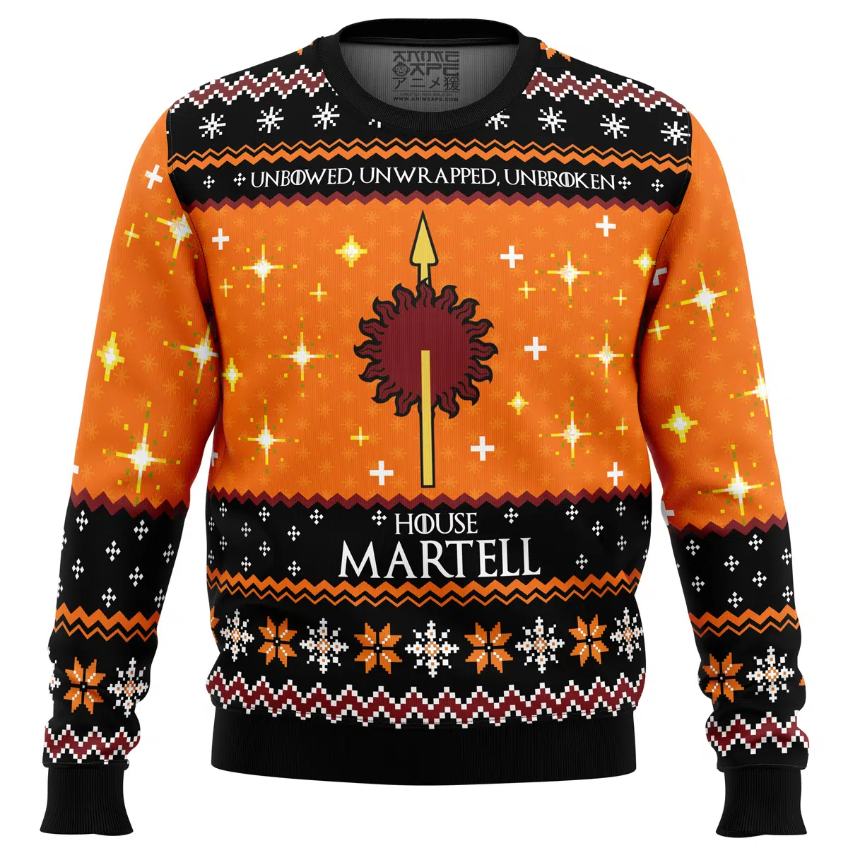 Buildercar - Game of Thrones House Martell Ugly Christmas Sweater