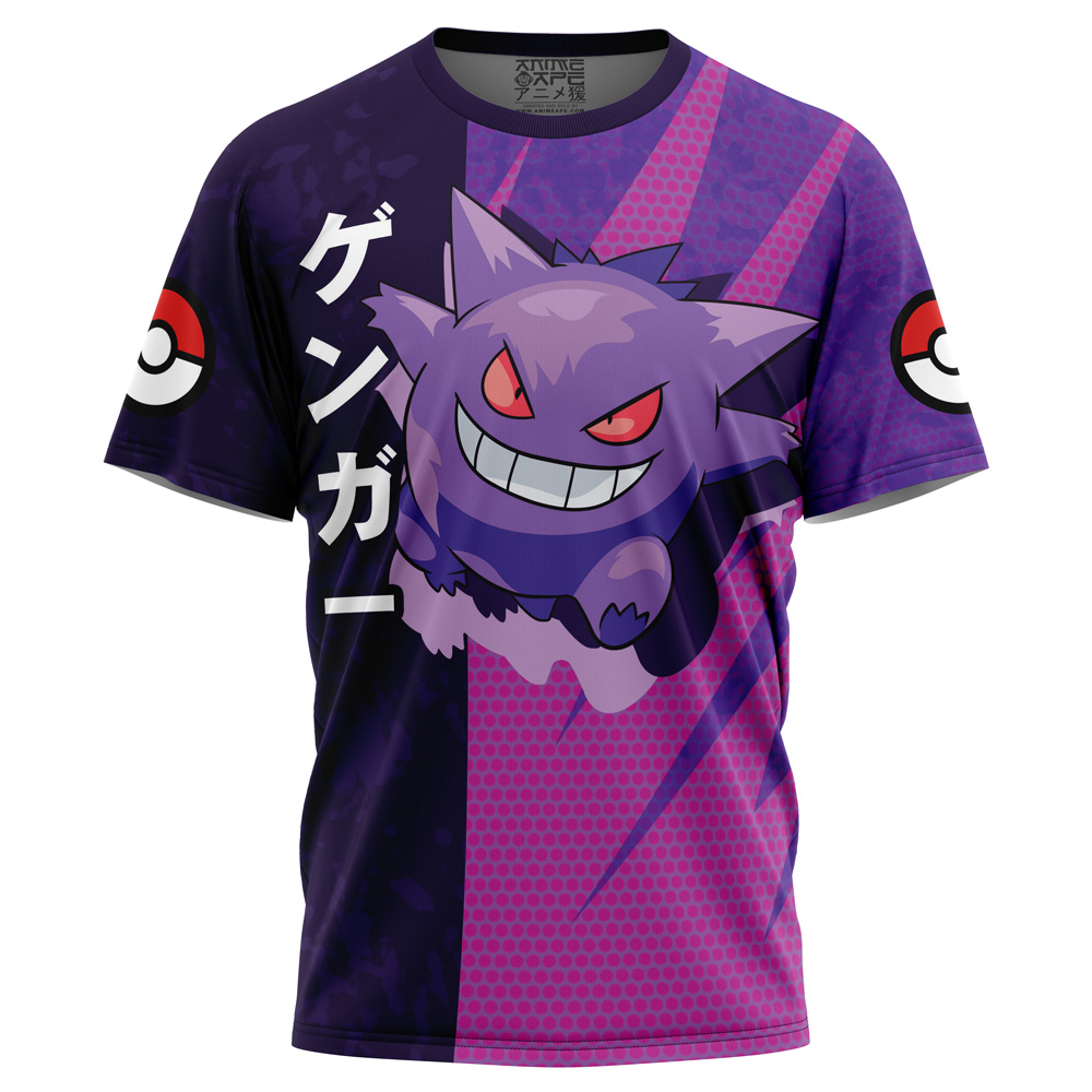 Buildercar - Gengar Attack Pokemon T-Shirt