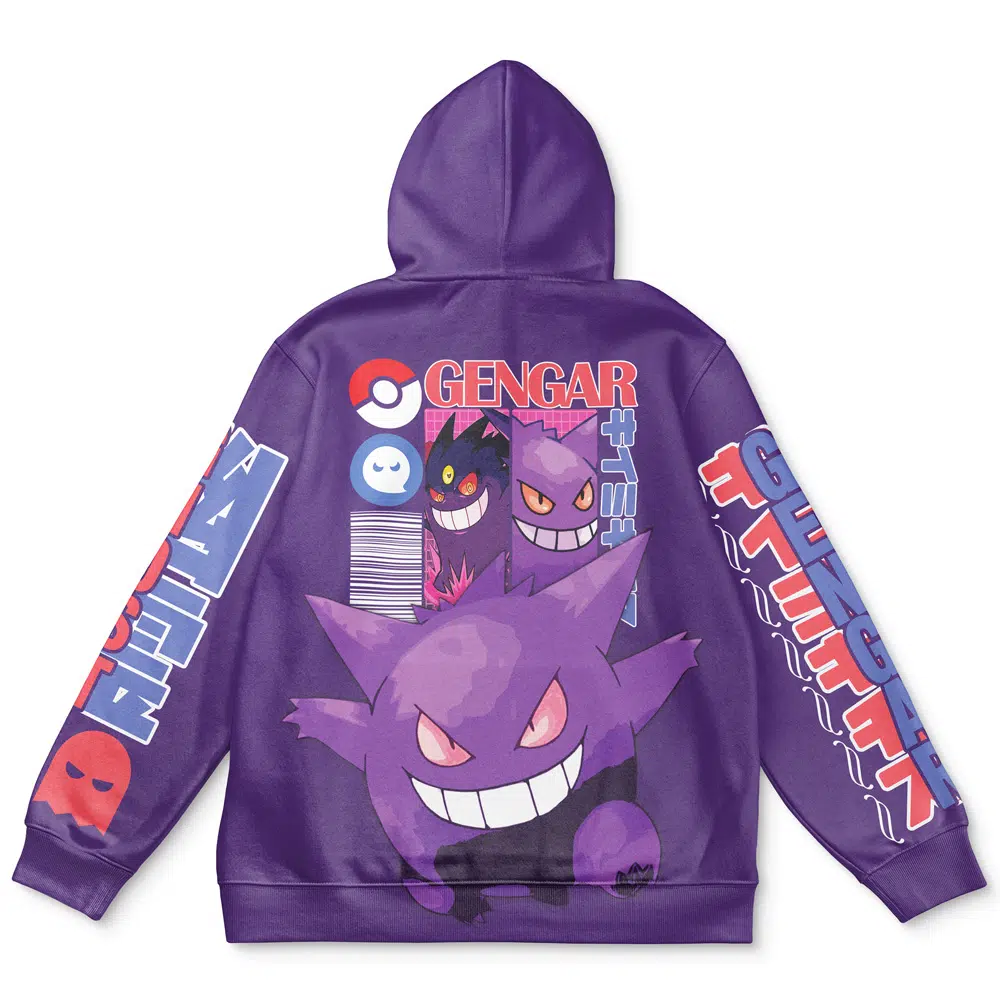 Buildercar - Gengar V4 Pokemon Streetwear Hoodie