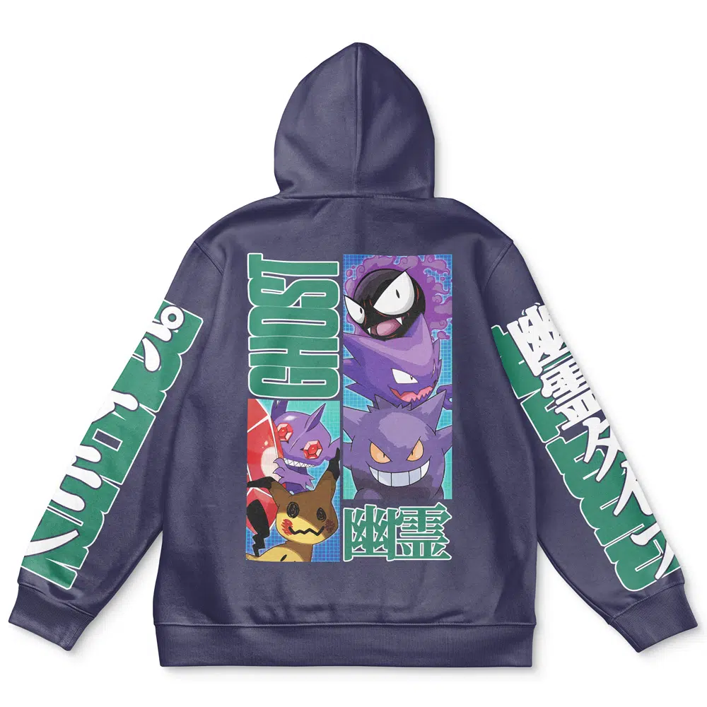 Buildercar - Ghost Type Pokemon Streetwear Hoodie