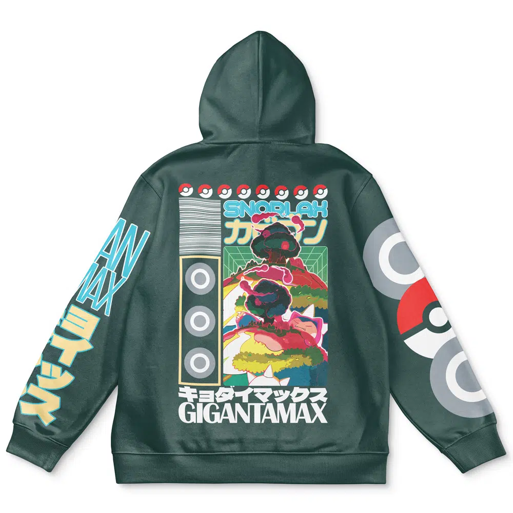 Buildercar - Gigantamax Snorlax Pokemon Streetwear Hoodie