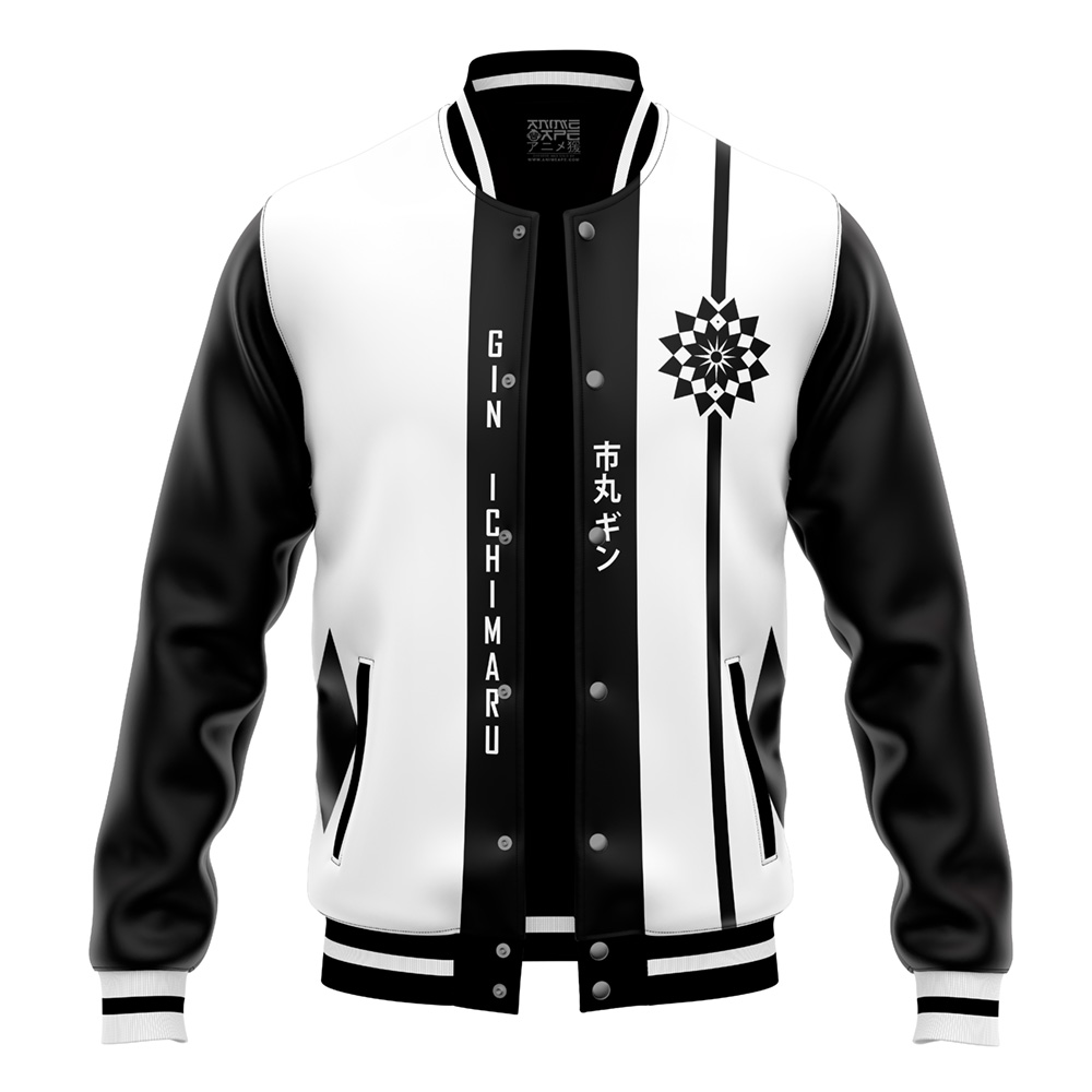 Buildercar - Gin Ichimaru Bleach Varsity Jacket