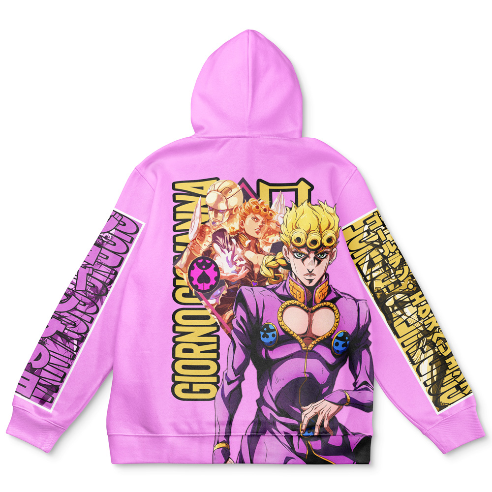 Buildercar - Giorno Giovanna Jojo's Bizarre Adventure Streetwear Hoodie
