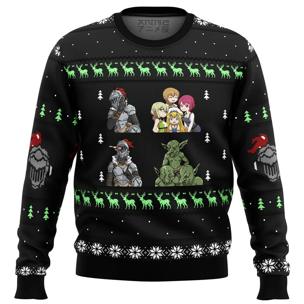 Buildercar - Goblin Slayer Sprites Ugly Christmas Sweater