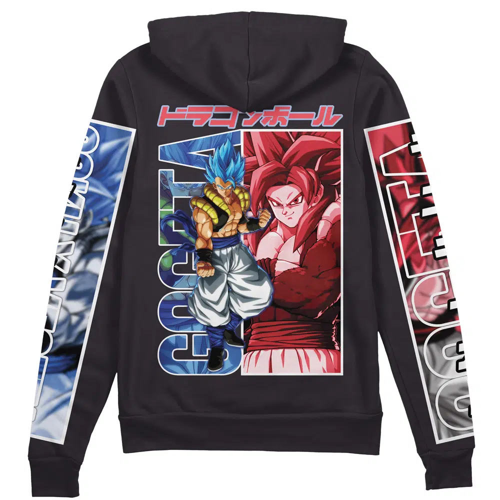 Buildercar - Gogeta Dragon Ball Z Fighterz Streetwear Zip Hoodie Jacket