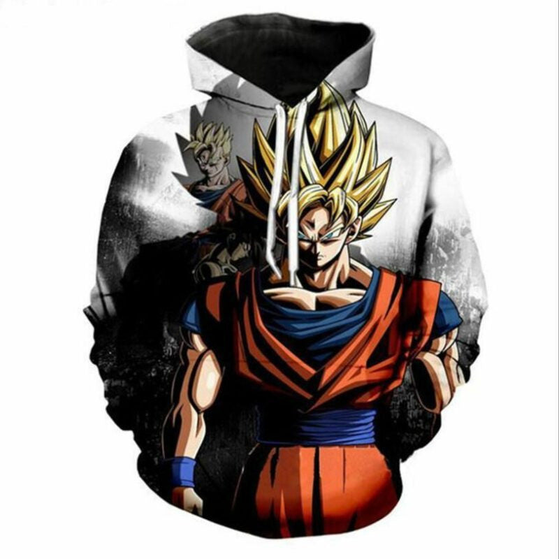 Buildercar - Goku Cartoon Dragon Ball Anime Manga 20 Over Print 3d Hoodie