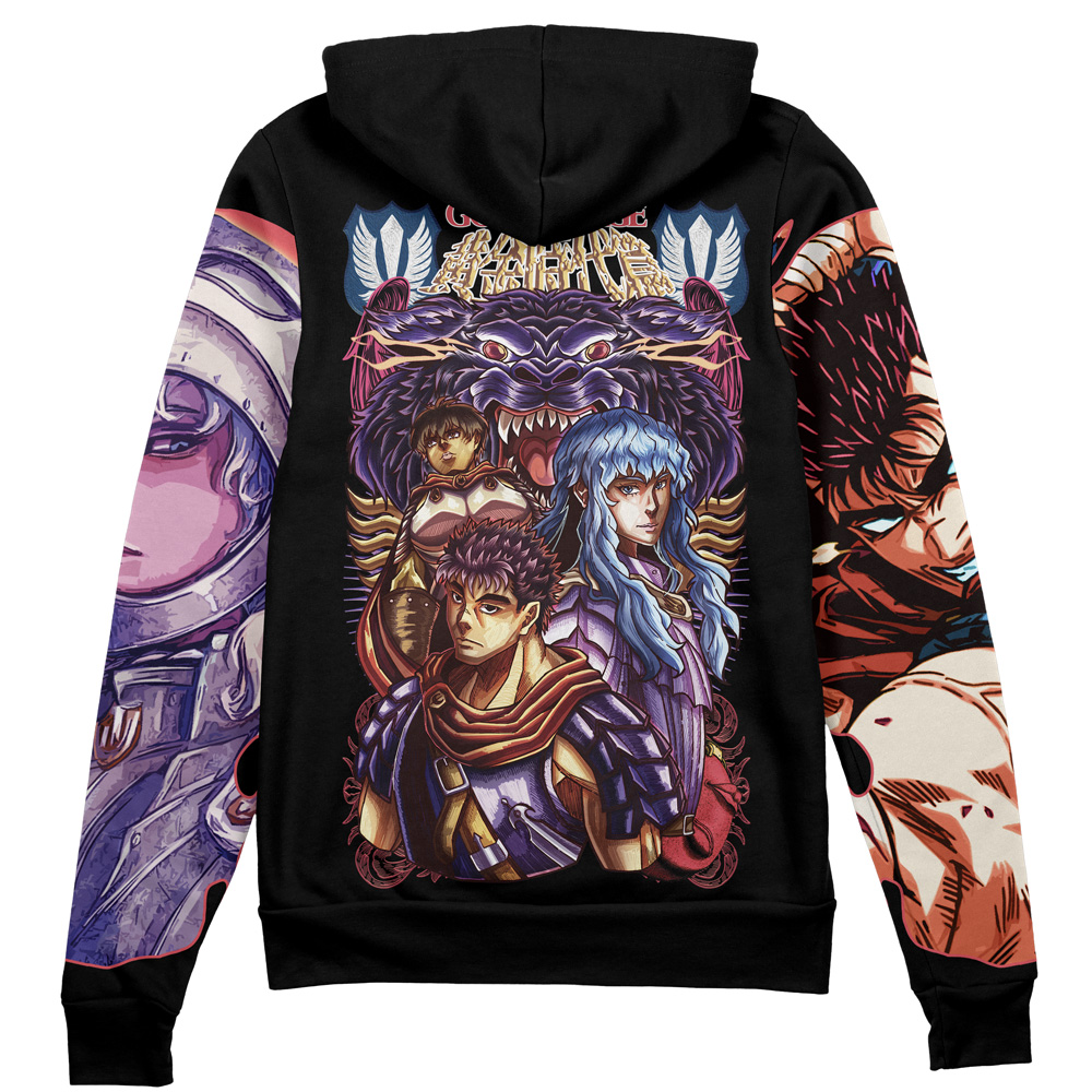 Buildercar - Golden Age Berserk Streetwear Zip Hoodie Jacket