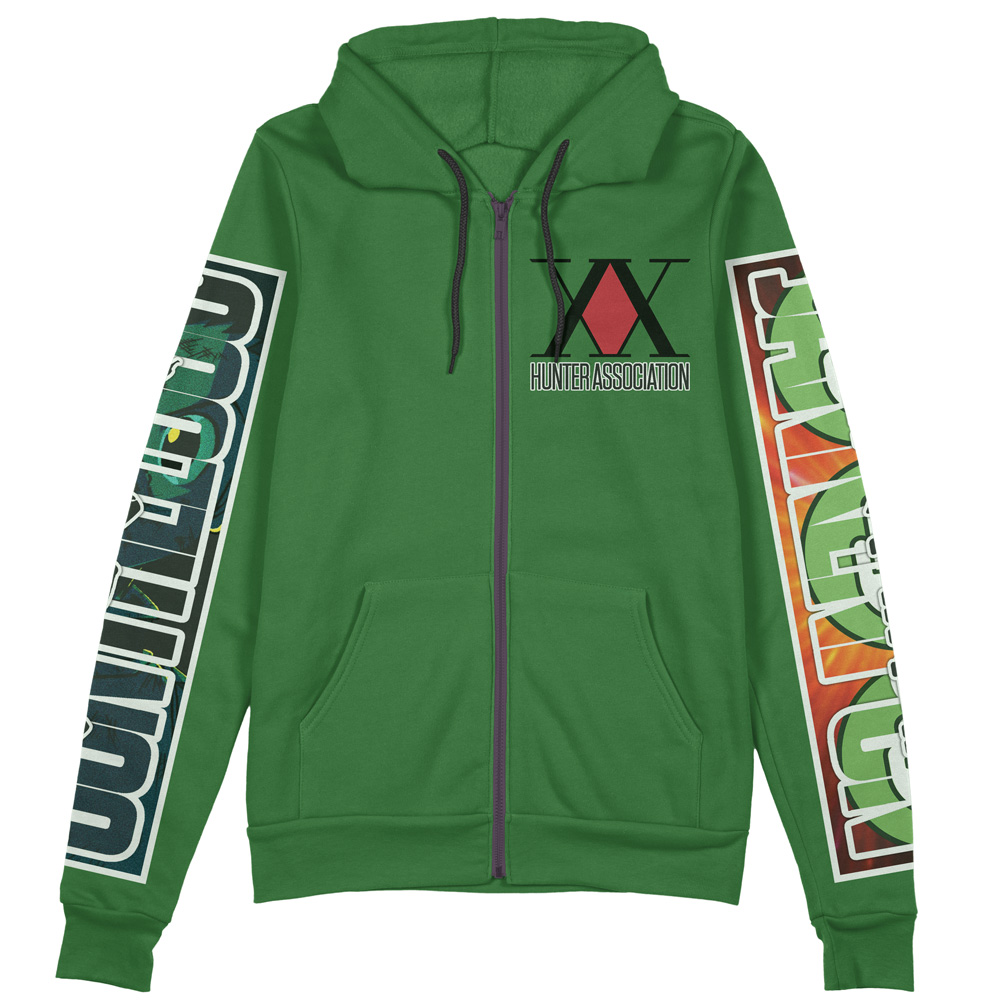 Buildercar - Gon Freecss Hunter x Hunter Streetwear Zip Hoodie Jacket - Image 2