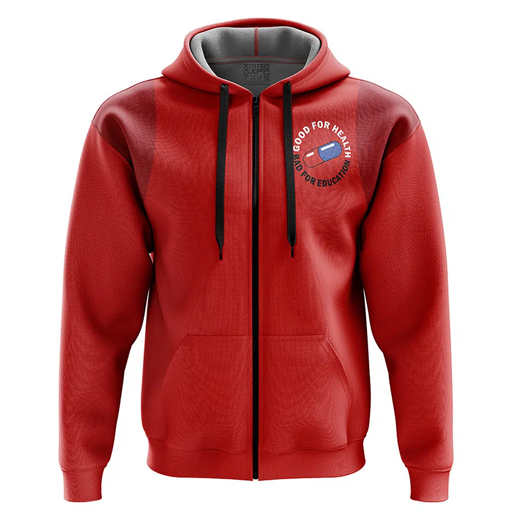 Buildercar - Good For Health Bad For Education Akira Zip Hoodie Jacket