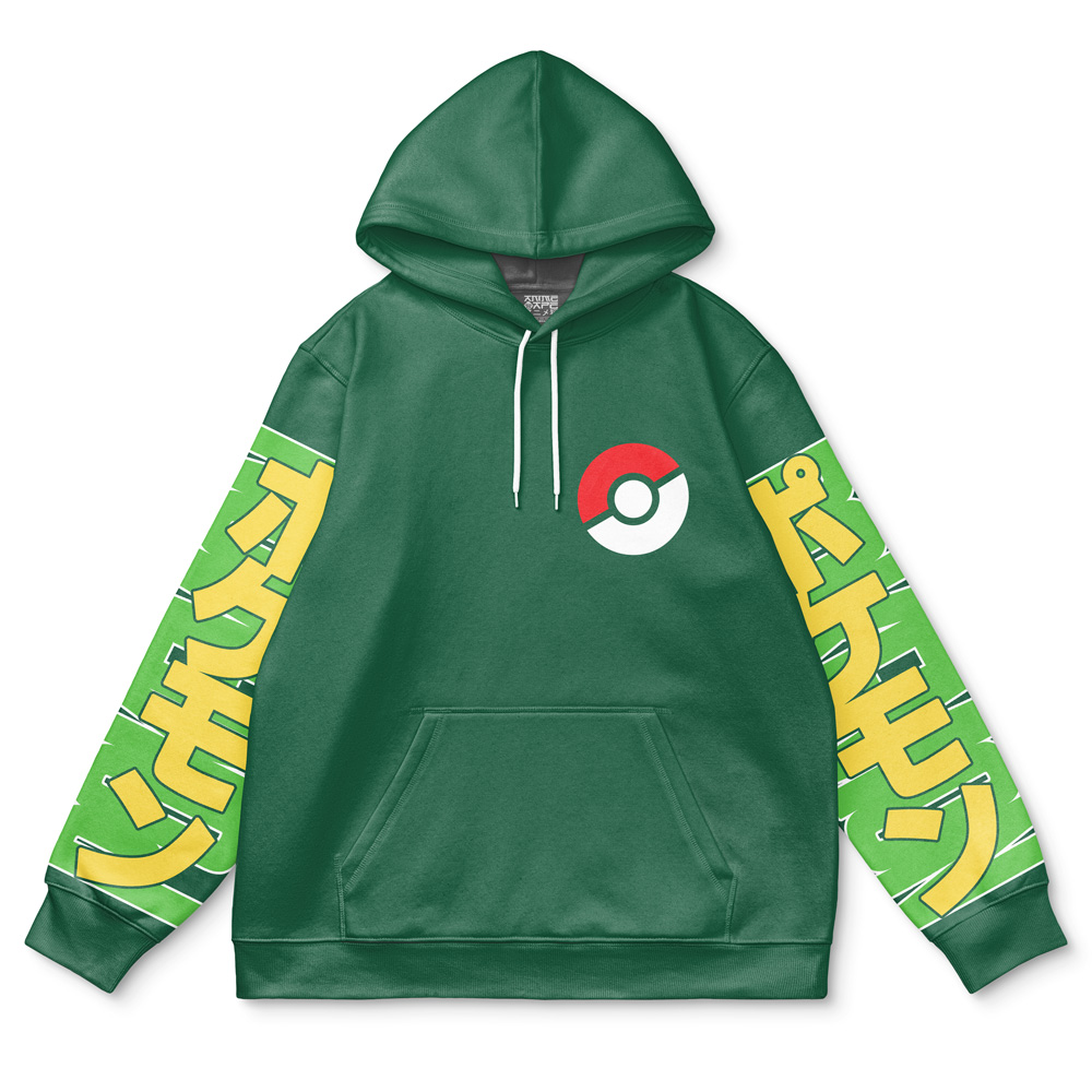Buildercar - Grass Type Pokemon Streetwear Hoodie - Image 2
