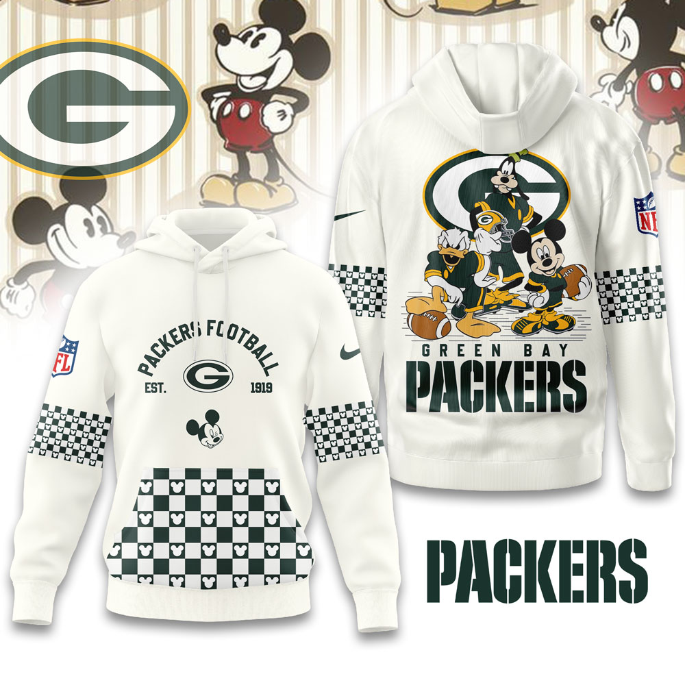 Buildercar - Green Bay Packers | Premium NFL Game Day Disney Hoodie