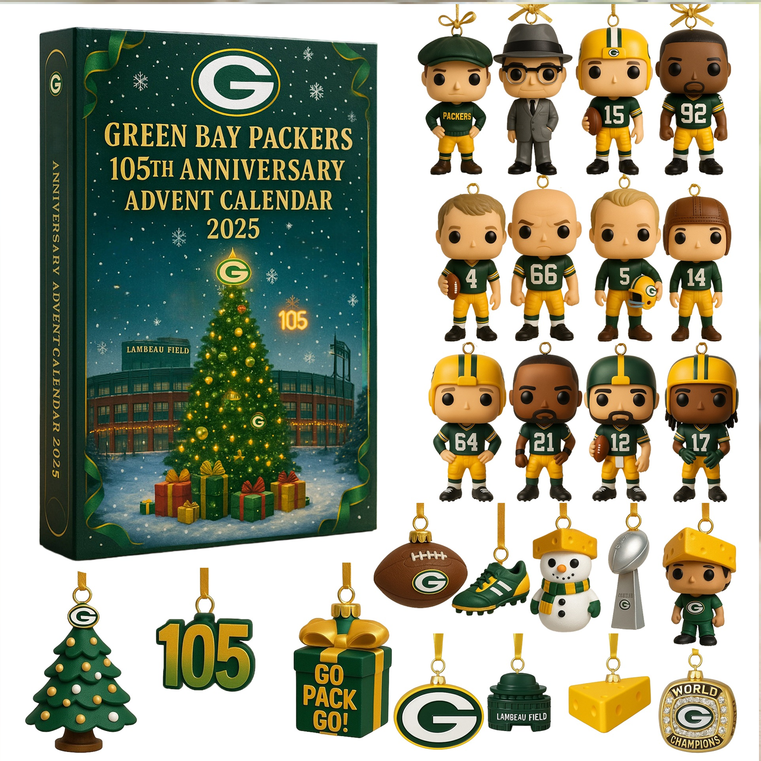 Buildercar - Green Bay Packers x NFL Anniversary Advent Calendar