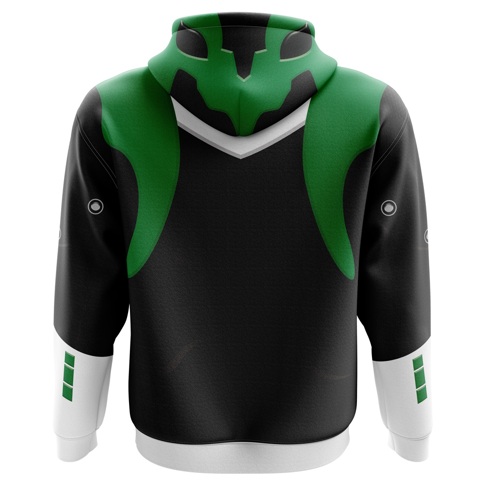 Buildercar - Green Psycho Rangers Hoodie - Image 2