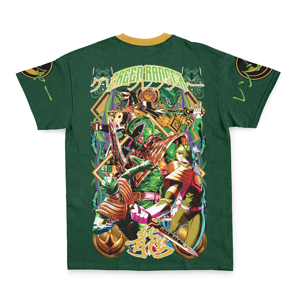 Buildercar - Green Ranger Mighty Morphin Power Rangers Streetwear T-Shirt