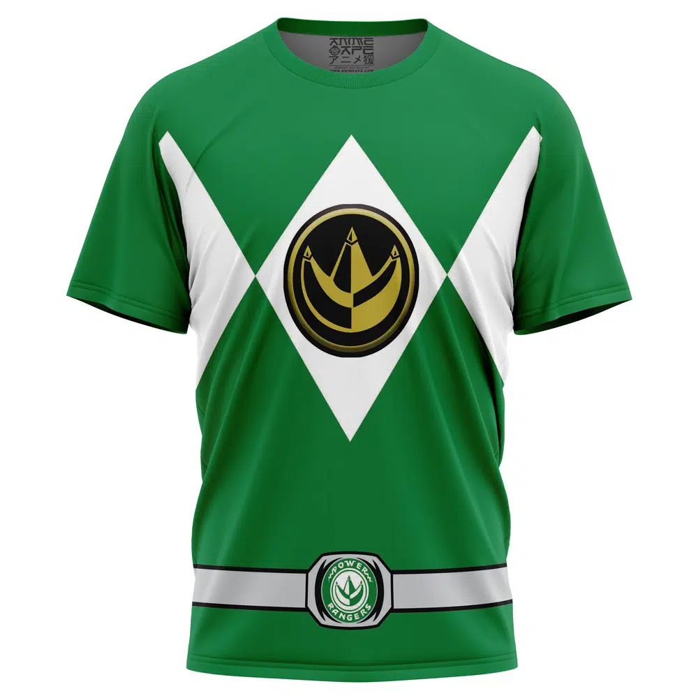 Buildercar - Green Ranger Mighty Morphin Power Rangers T-Shirt