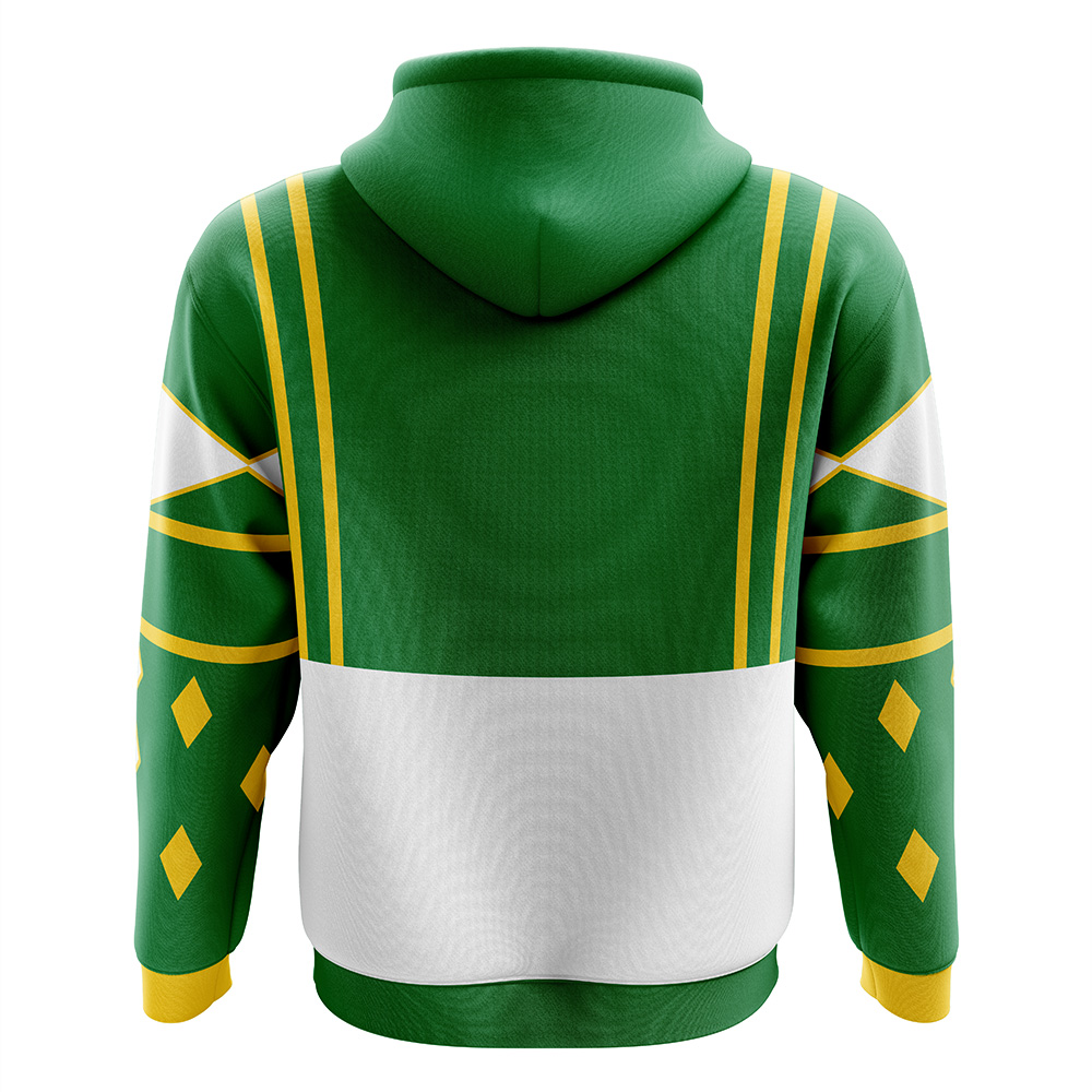 Buildercar - Green Ranger Ninjetti Rangers Zip Hoodie Jacket - Image 2