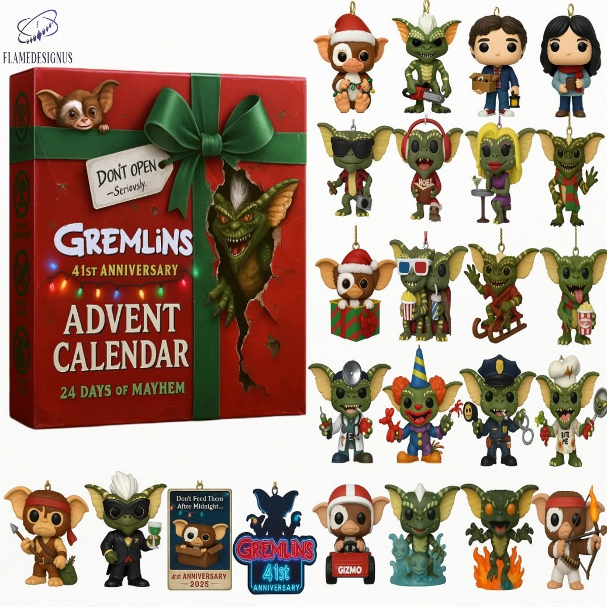 Buildercar - Gremlins 41st Anniversary 2025 Advent Calendar -2D Acrylic