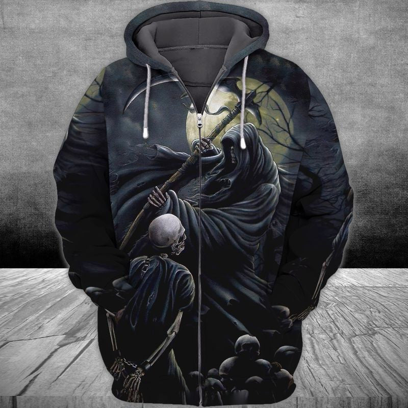 Buildercar - Grim Reaper For Men And Women 3d Hoodie