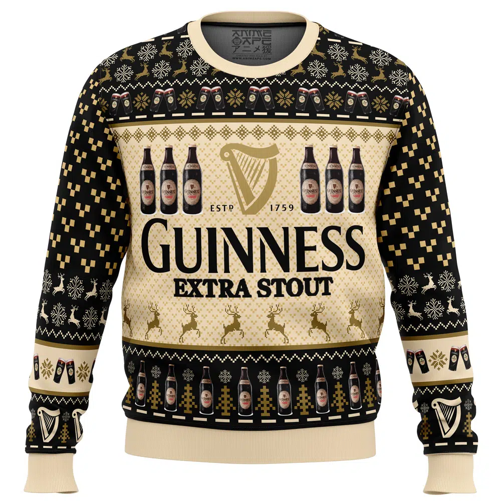 Buildercar - Guinness Extra Stout Ugly Christmas Sweater