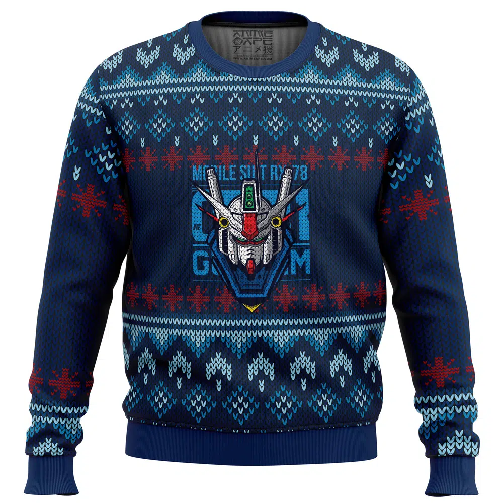 Buildercar - Gundam Ugly Christmas Sweater