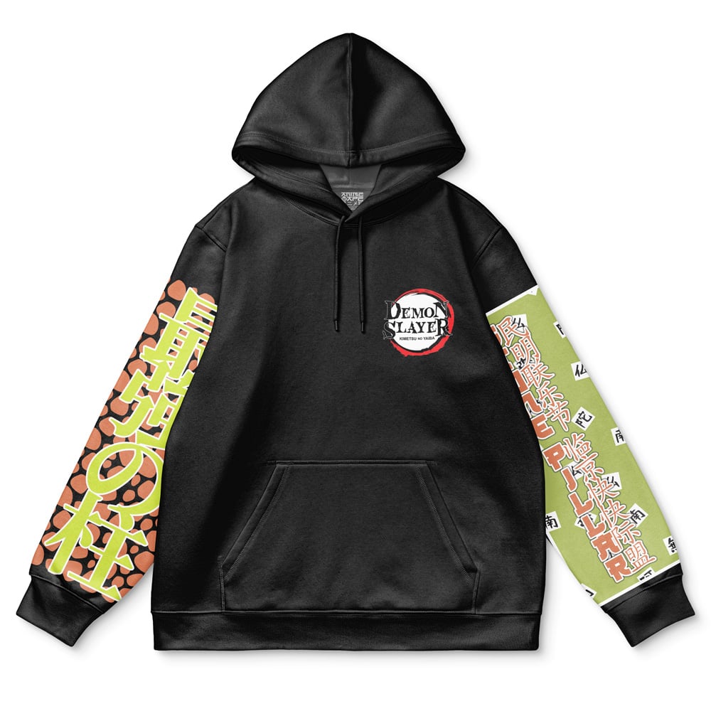 Buildercar - Gyomei Himejima Demon Slayer Streetwear Hoodie - Image 2