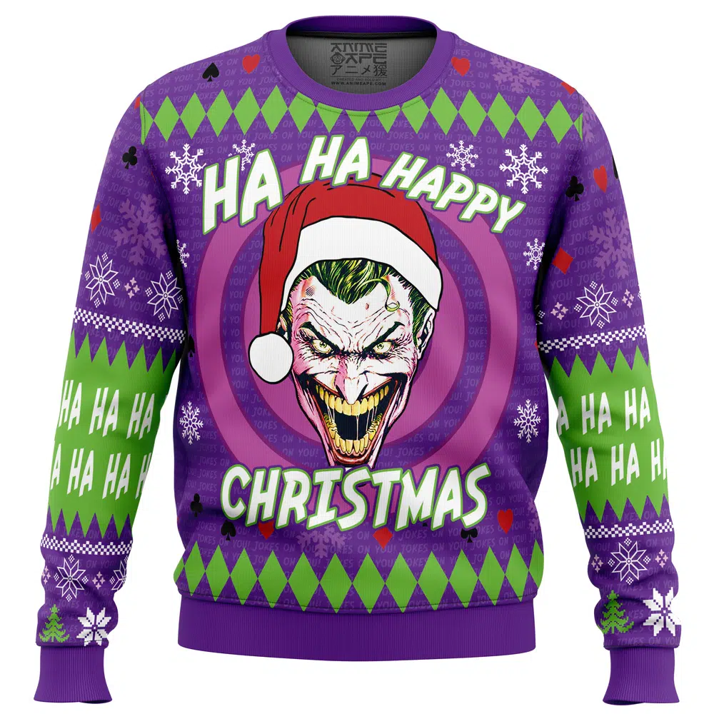Buildercar - Ha ha ha happy Christmas Joker Christmas Sweater