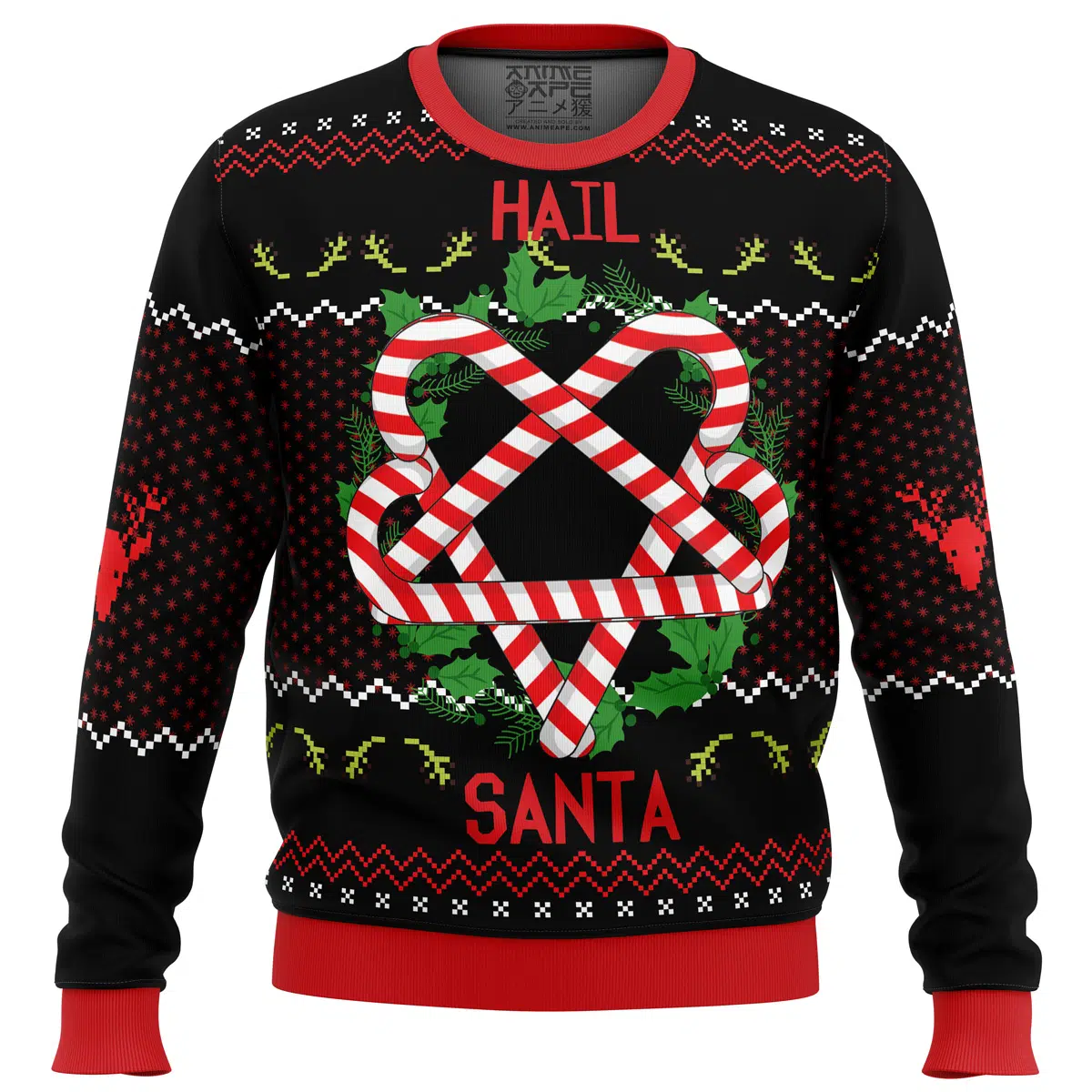 Buildercar - Hail Santa Ugly Christmas Sweater