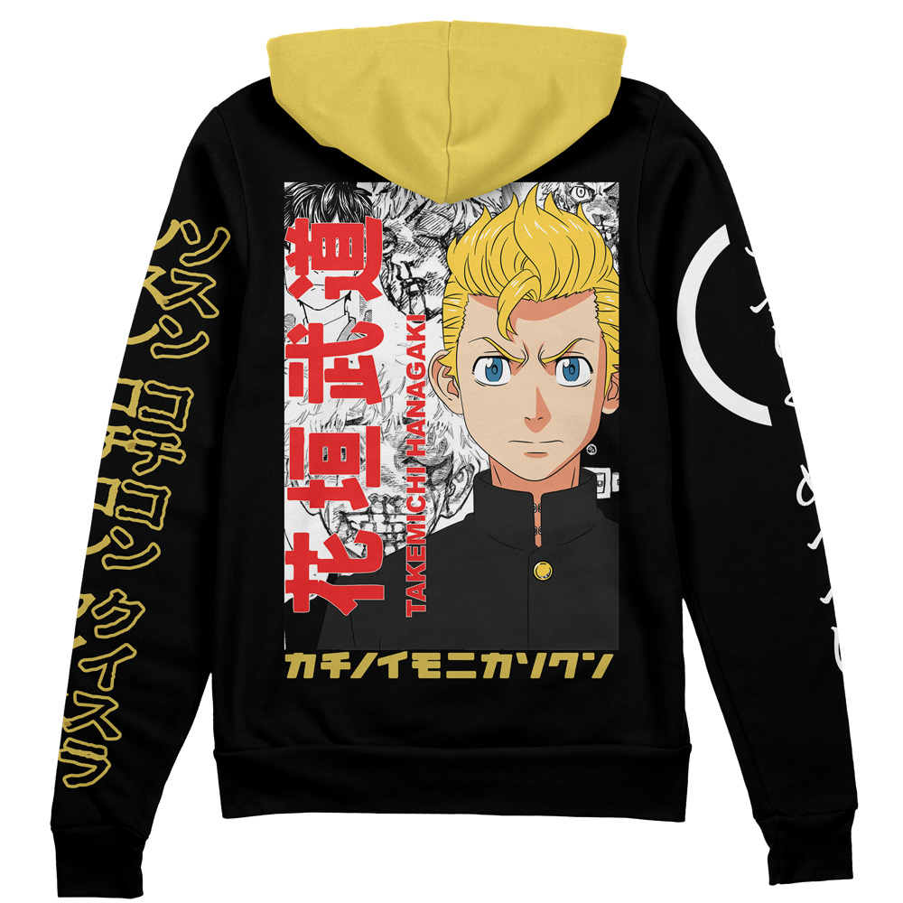 Buildercar - Hanagaki Takemichi Tokyo Revengers Streetwear Zip Hoodie Jacket