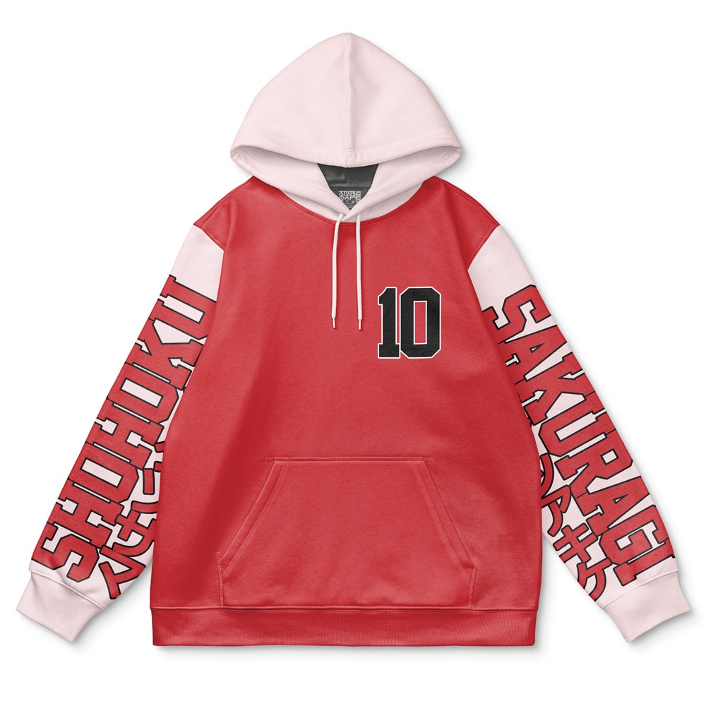 Buildercar - Hanamichi Sakuragi Slam Dunk Streetwear Hoodie - Image 2