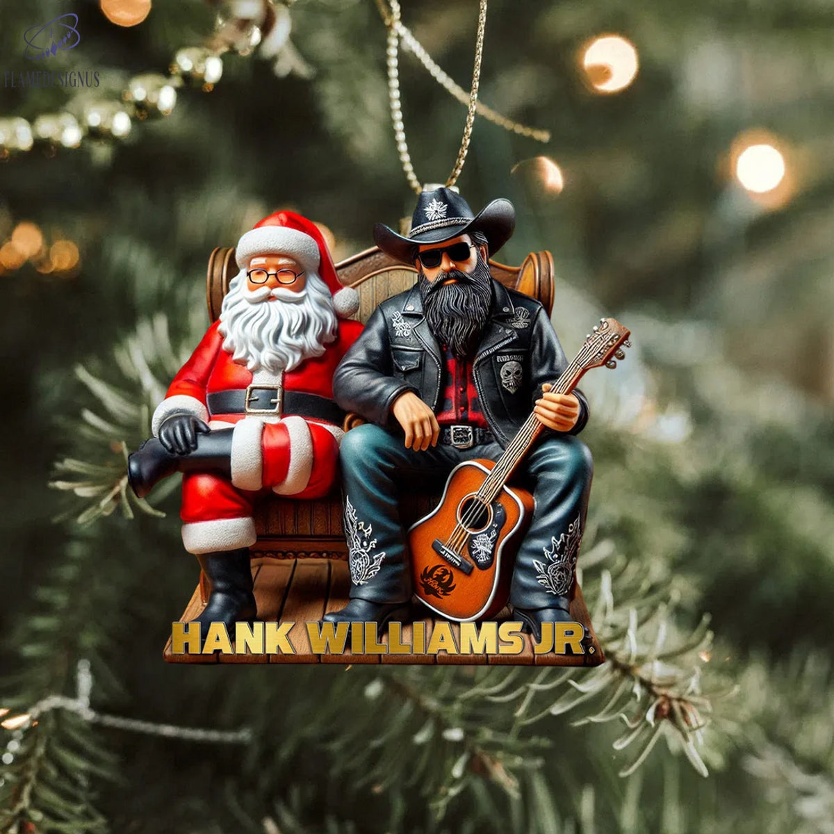 Buildercar - Hank Williams Jr. 2025 Advent Calendar -2D Acrylic