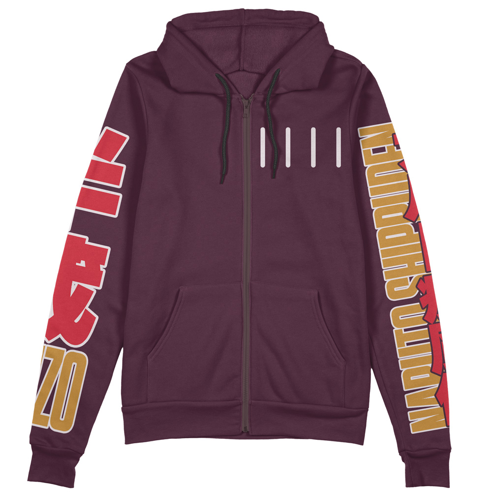 Buildercar - Hanzo of the Salamander Shippuden Streetwear Zip Hoodie Jacket - Image 2