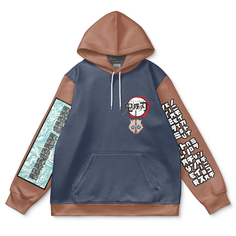 Buildercar - Hashibira Inosuke Demon Slayer Streetwear Hoodie - Image 2
