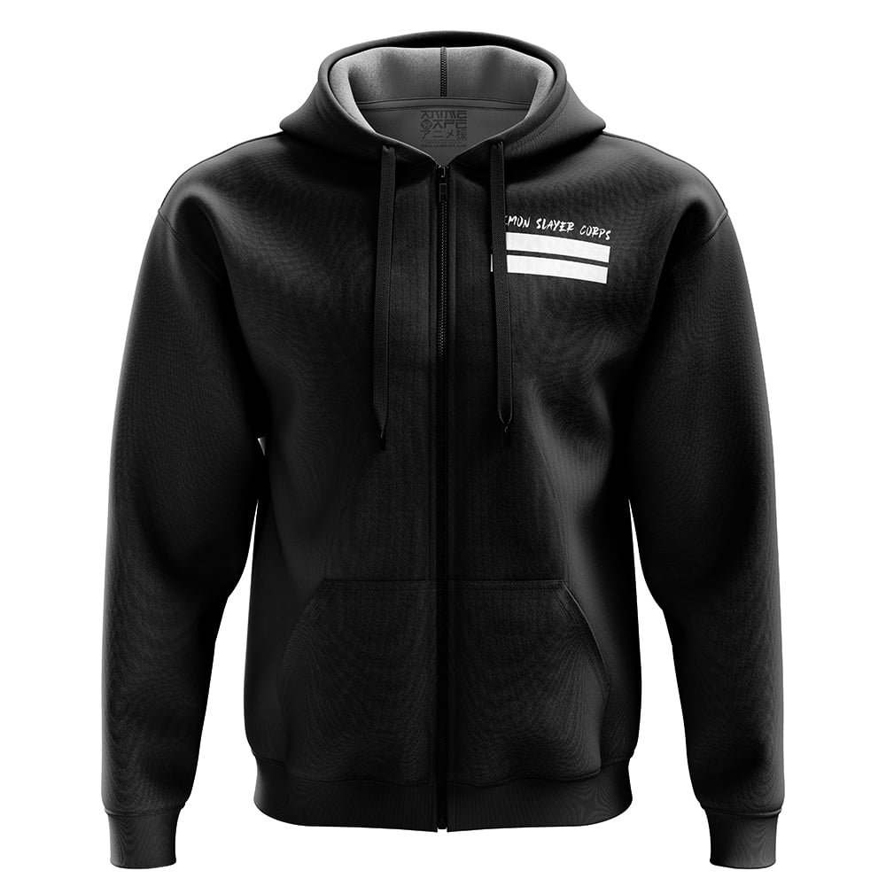 Buildercar - Hashira Uniform Demon Slayer Zip Hoodie Jacket
