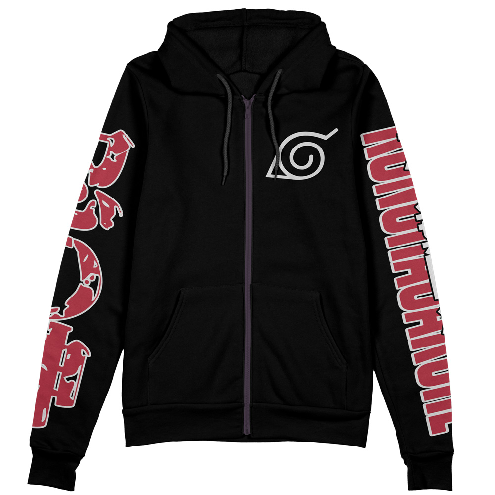 Buildercar - Hashirama Senju Shippuden Streetwear Zip Hoodie Jacket - Image 2