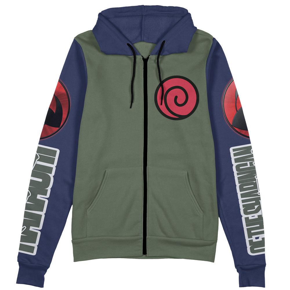 Buildercar - Hatake Kakashi Shippuden Streetwear Zip Hoodie Jacket - Image 2
