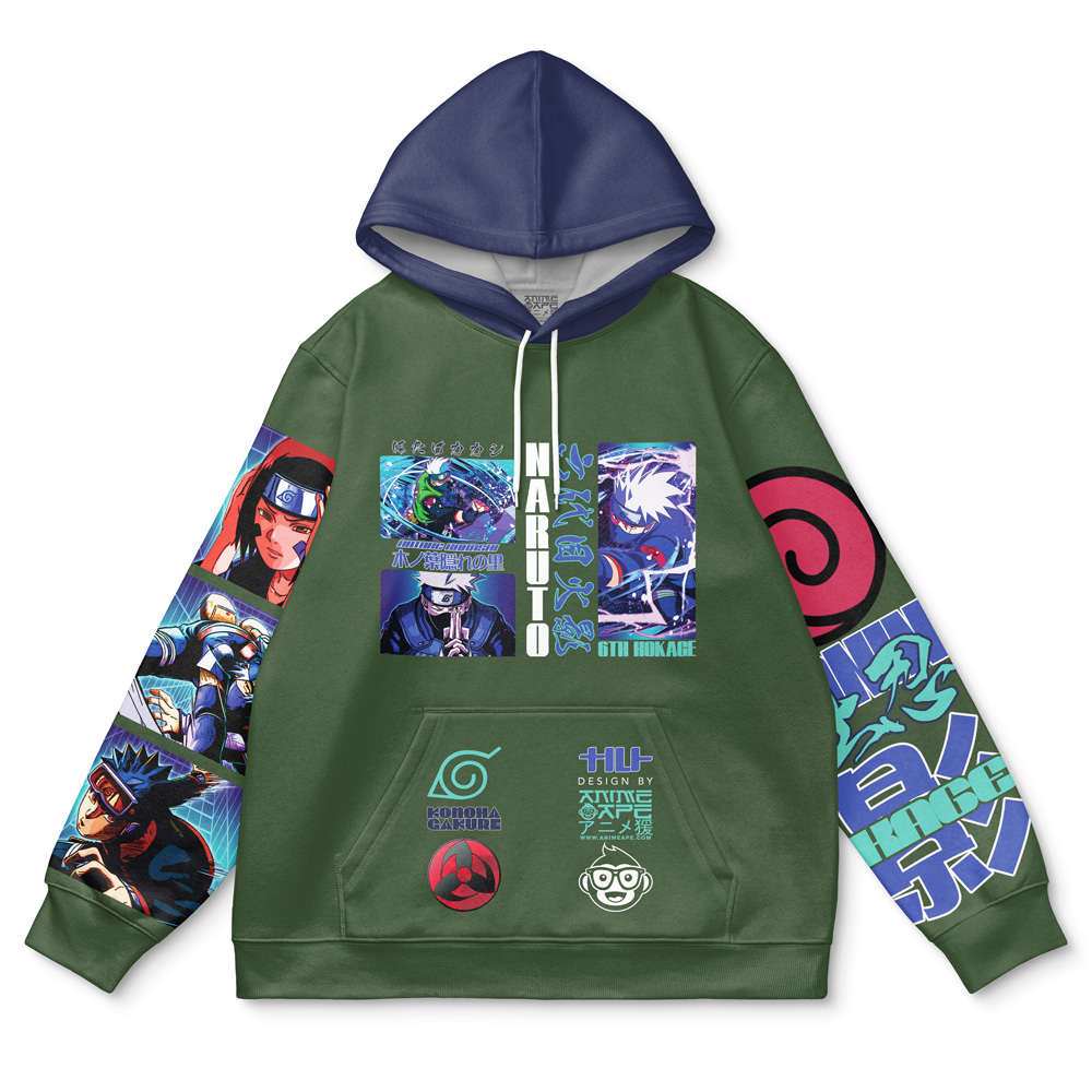 Buildercar - Hatake Kakashi V2 Shippuden Streetwear Hoodie - Image 2