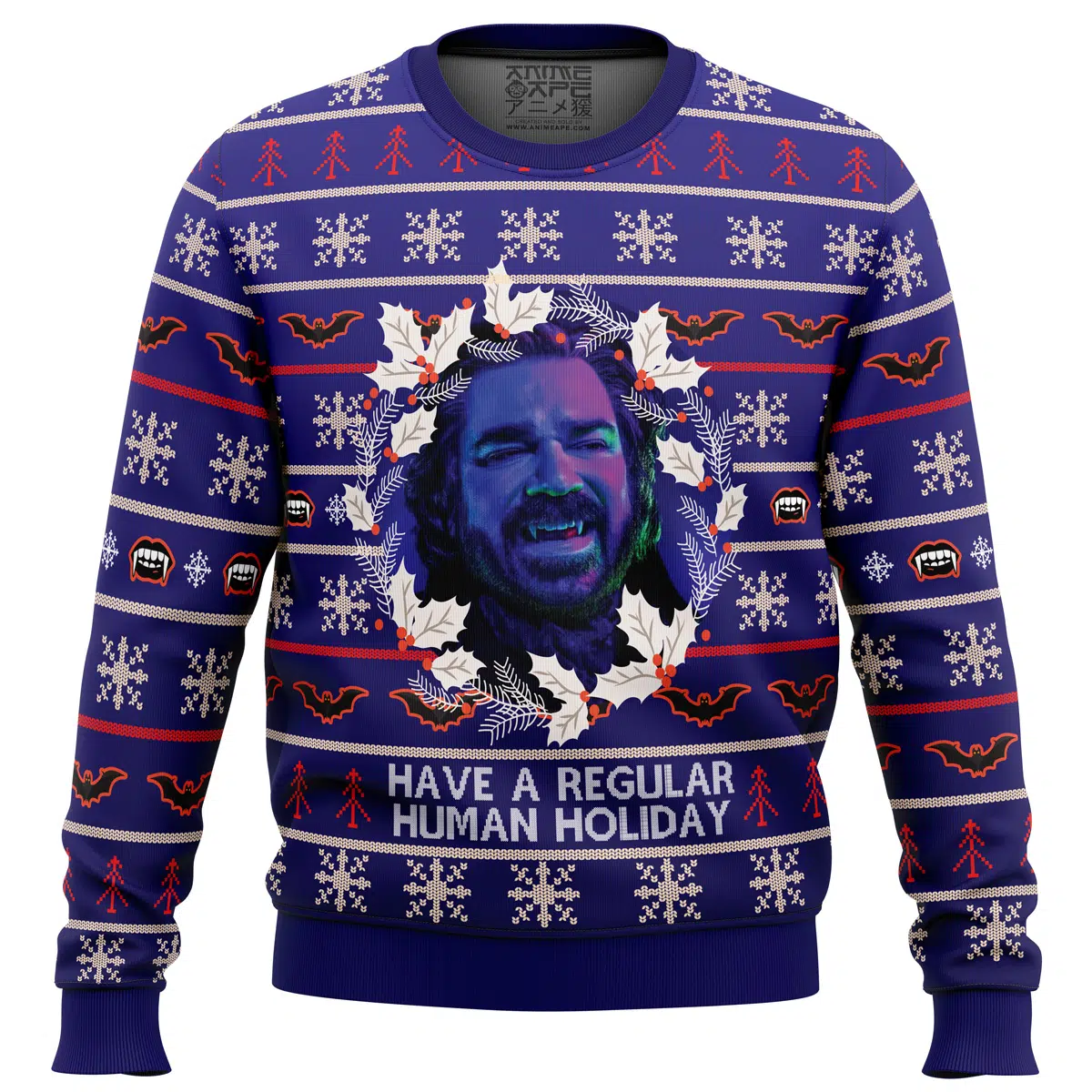 Buildercar - Have A Regular Human Holiday Ugly Christmas Sweater
