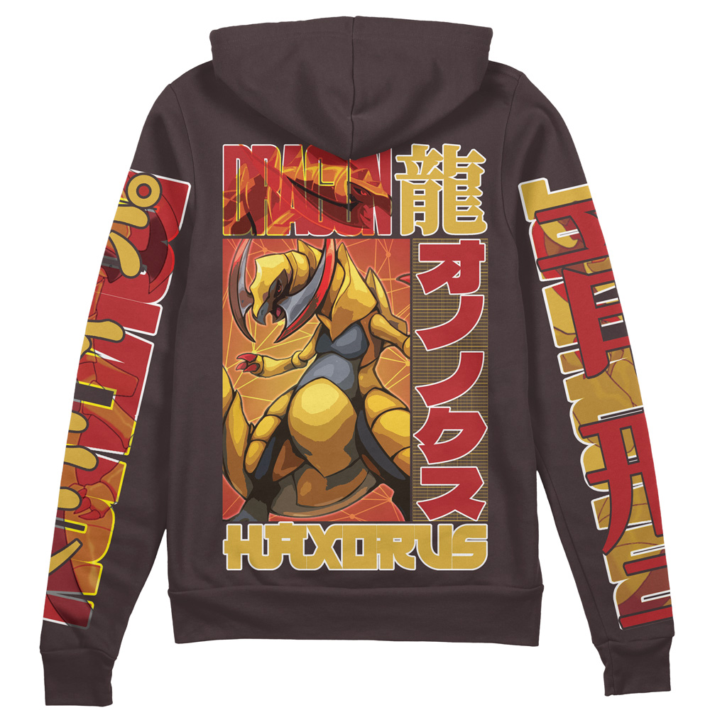 Buildercar - Haxorus Pokemon Streetwear Zip Hoodie Jacket