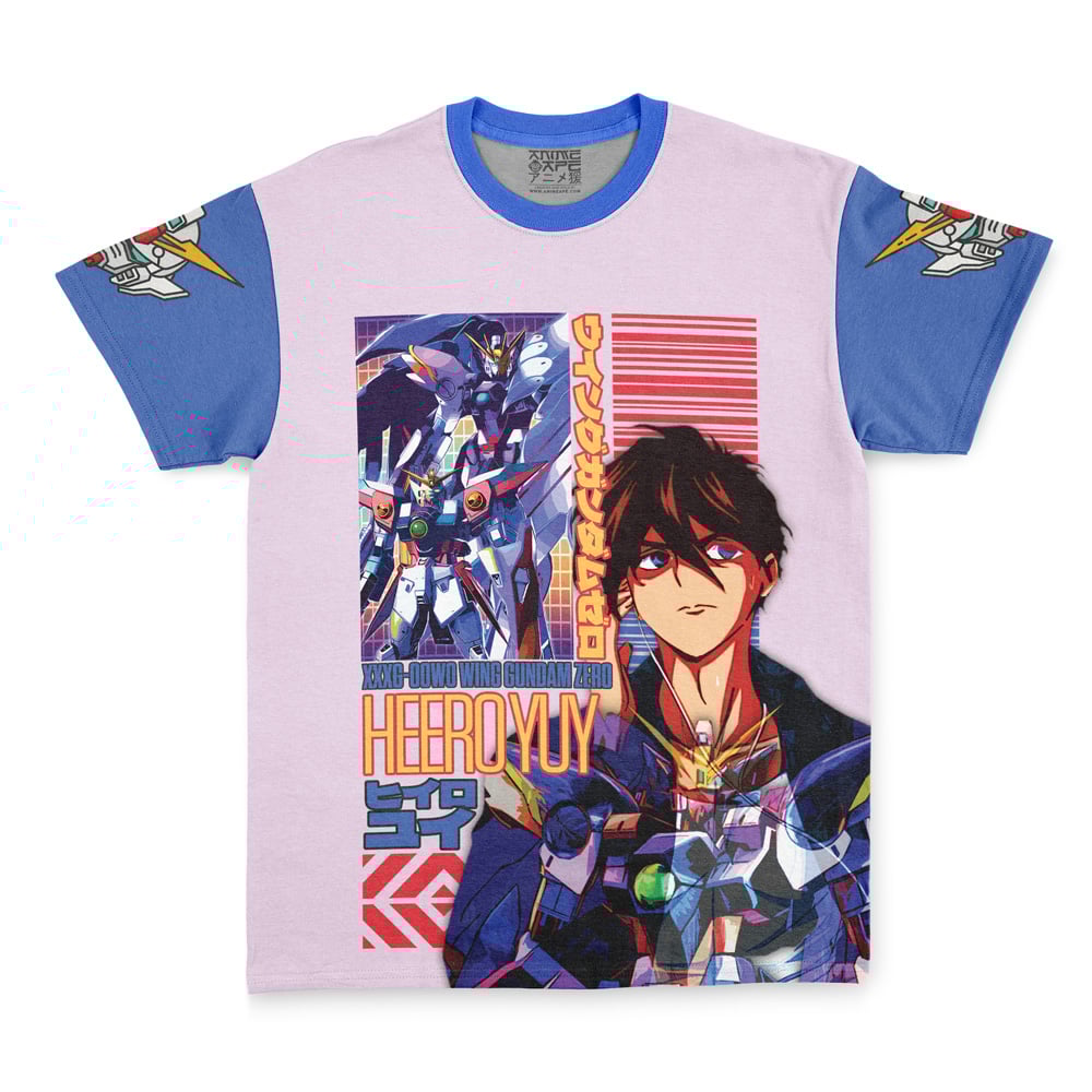 Buildercar - Heero Yuya x Wing Zero Gundam Wing Endless Waltz Streetwear T-Shirt